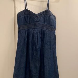 Summer jean material dress size Small